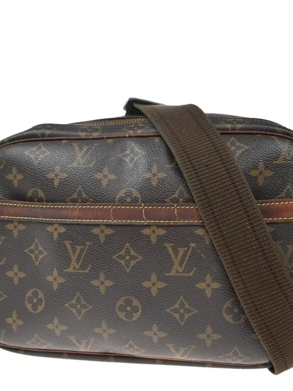LOUIS VUITTON Reporter PM Crossbody Shoulder Bag Monogram Leather M45254 66KP106